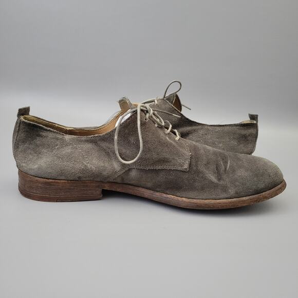 Stringate Moma Uomo Suede Mens Shoes Size 42.5 Fits 10.5 US main image 12